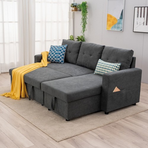 Corner sofa bed with storage - corner,
