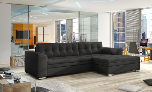 Sofaforge ridge black faux - sofaforge,