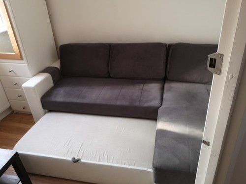 Corner sofa bed with - sofa, storage