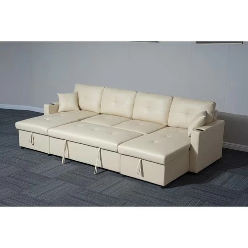 Seater faux leather shape - faux, u