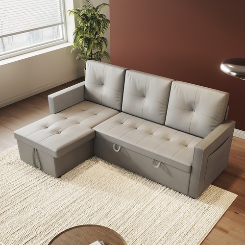 Folding sofa bed faux - sofa,